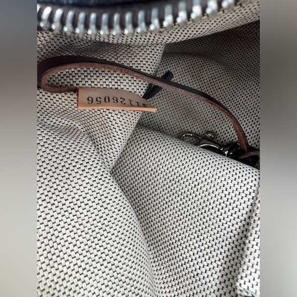 Brown Dooney & Bourke Canvas Monogram with Leather Trim Hobo - Picture 15 of 15